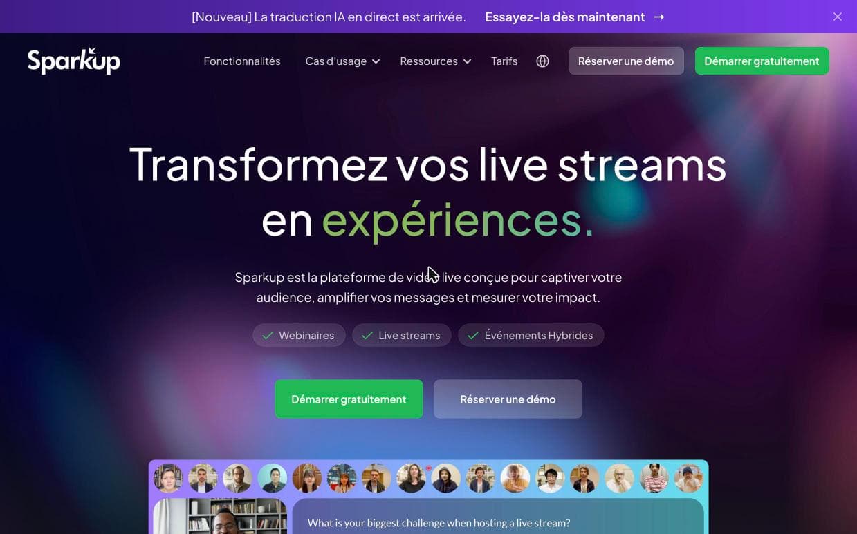 Sparkup screenshot